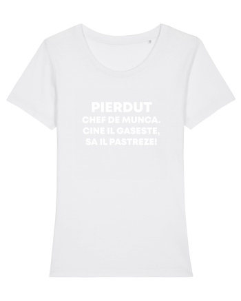 PIERDUT CHEF DE MUNCA White