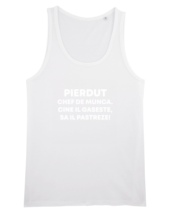 PIERDUT CHEF DE MUNCA White