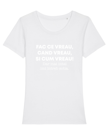 FAC CE VREAU White