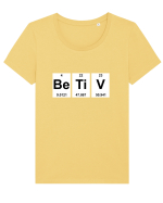BETIV Tricou mânecă scurtă guler larg fitted Damă Expresser