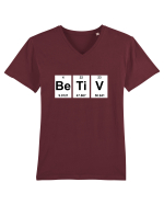 BETIV Tricou mânecă scurtă guler V Bărbat Presenter