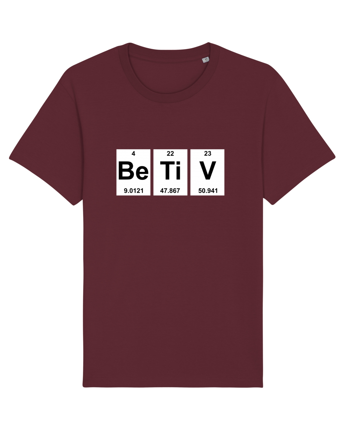 Tricou mânecă scurtă Unisex Rocker Burgundy