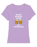 BERE Tricou mânecă scurtă guler larg fitted Damă Expresser