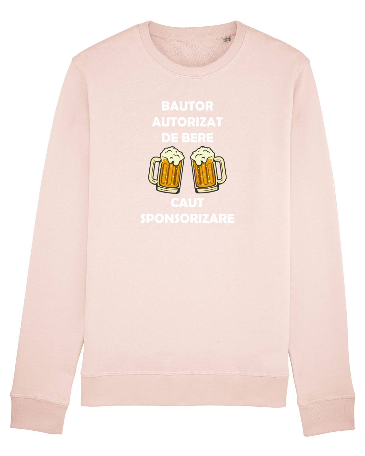 Bluză mânecă lungă Unisex Rise Candy Pink