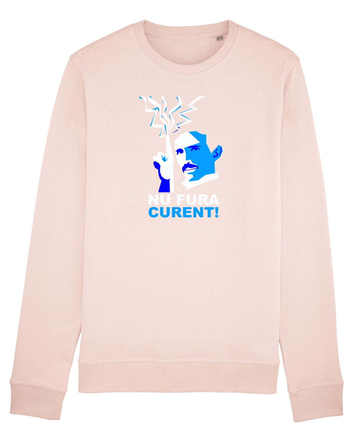 Bluză mânecă lungă Unisex Rise Candy Pink