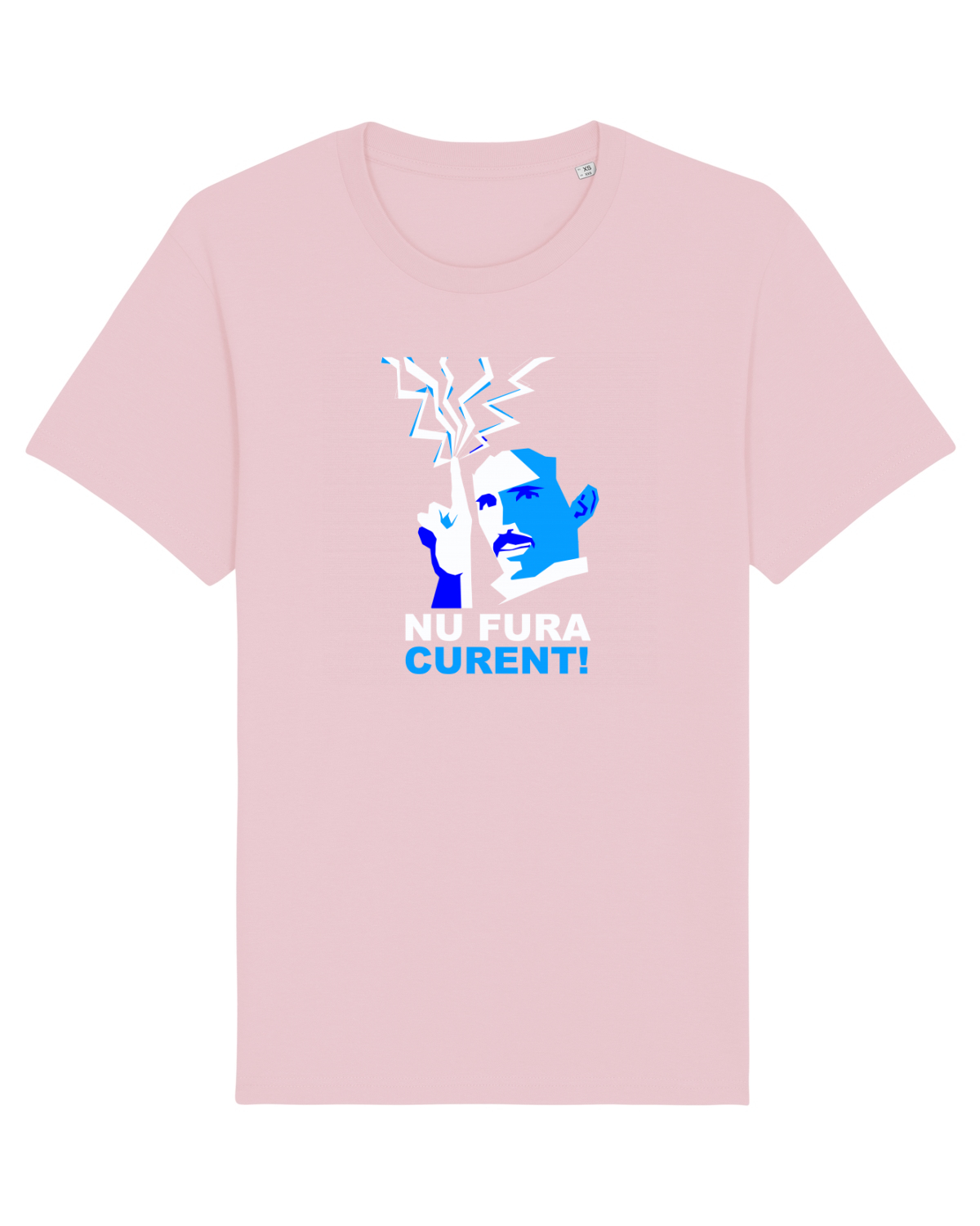 Tricou mânecă scurtă Unisex Rocker Cotton Pink