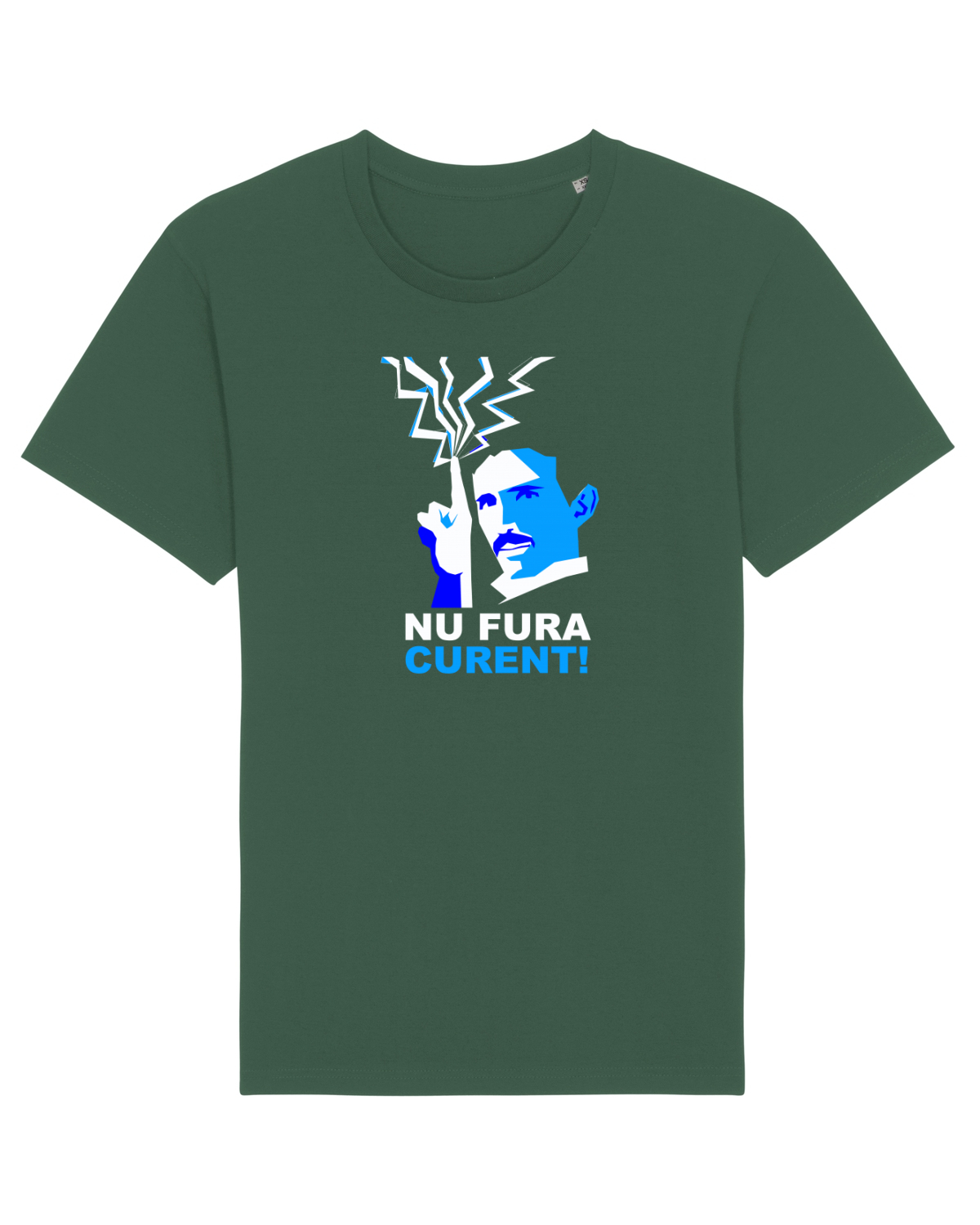 Tricou mânecă scurtă Unisex Rocker Bottle Green