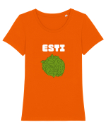 ESTI VARZA Tricou mânecă scurtă guler larg fitted Damă Expresser