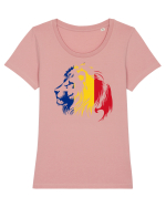 LEUL ROMANESC Tricou mânecă scurtă guler larg fitted Damă Expresser