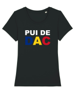 PUI DE DAC Tricou mânecă scurtă guler larg fitted Damă Expresser