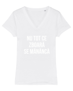 ZBOARA Tricou mânecă scurtă guler V Damă Evoker