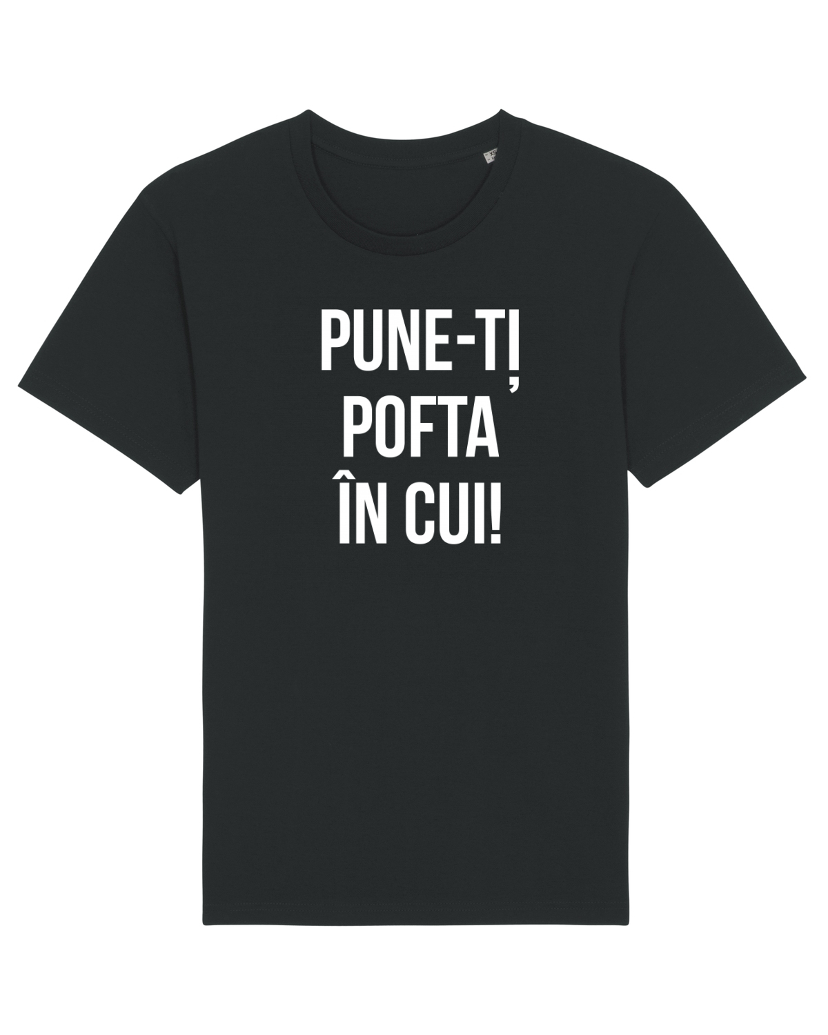 Tricou mânecă scurtă Unisex Rocker Black