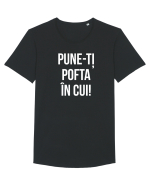 PUNE POFTA IN CUI Tricou mânecă scurtă guler larg Bărbat Skater