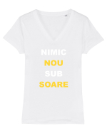 NIMIC NOU Tricou mânecă scurtă guler V Damă Evoker