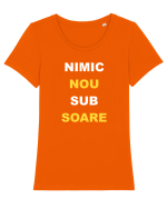 NIMIC NOU Tricou mânecă scurtă guler larg fitted Damă Expresser