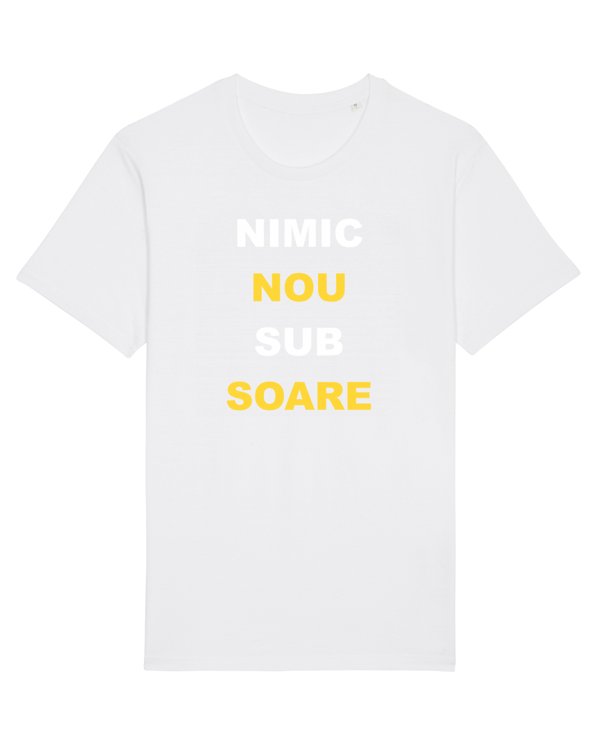 Tricou mânecă scurtă Unisex Rocker White