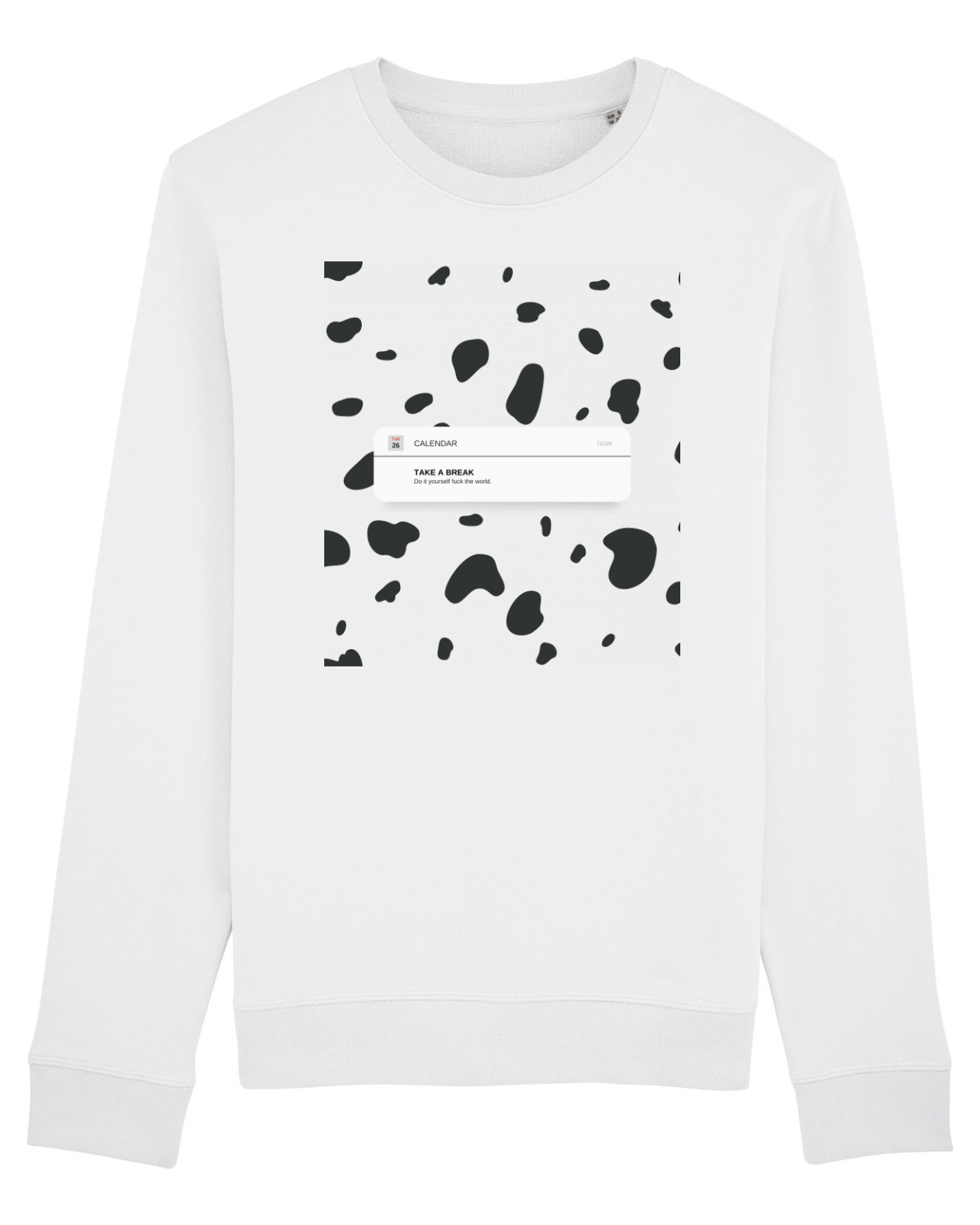 Bluză mânecă lungă Unisex Rise White