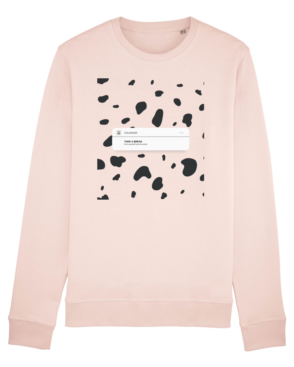 Bluză mânecă lungă Unisex Rise Candy Pink