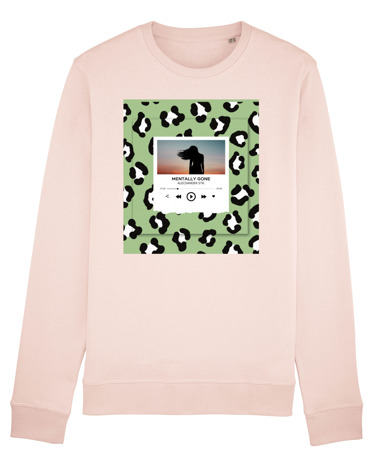 Bluză mânecă lungă Unisex Rise Candy Pink