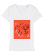 You don't know me Tricou mânecă scurtă guler V Damă Evoker