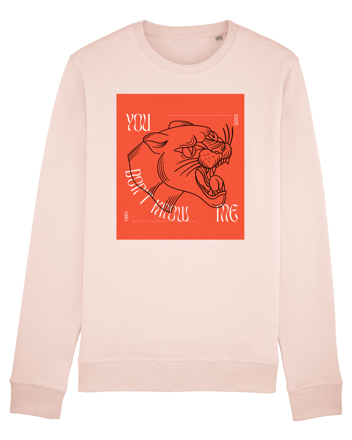 Bluză mânecă lungă Unisex Rise Candy Pink