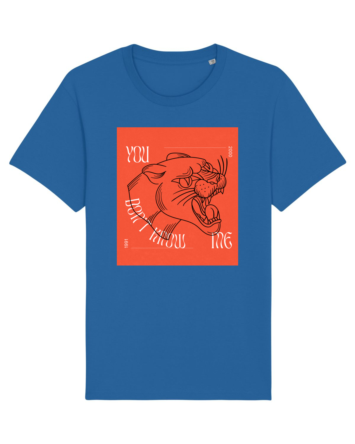 Tricou mânecă scurtă Unisex Rocker Royal Blue