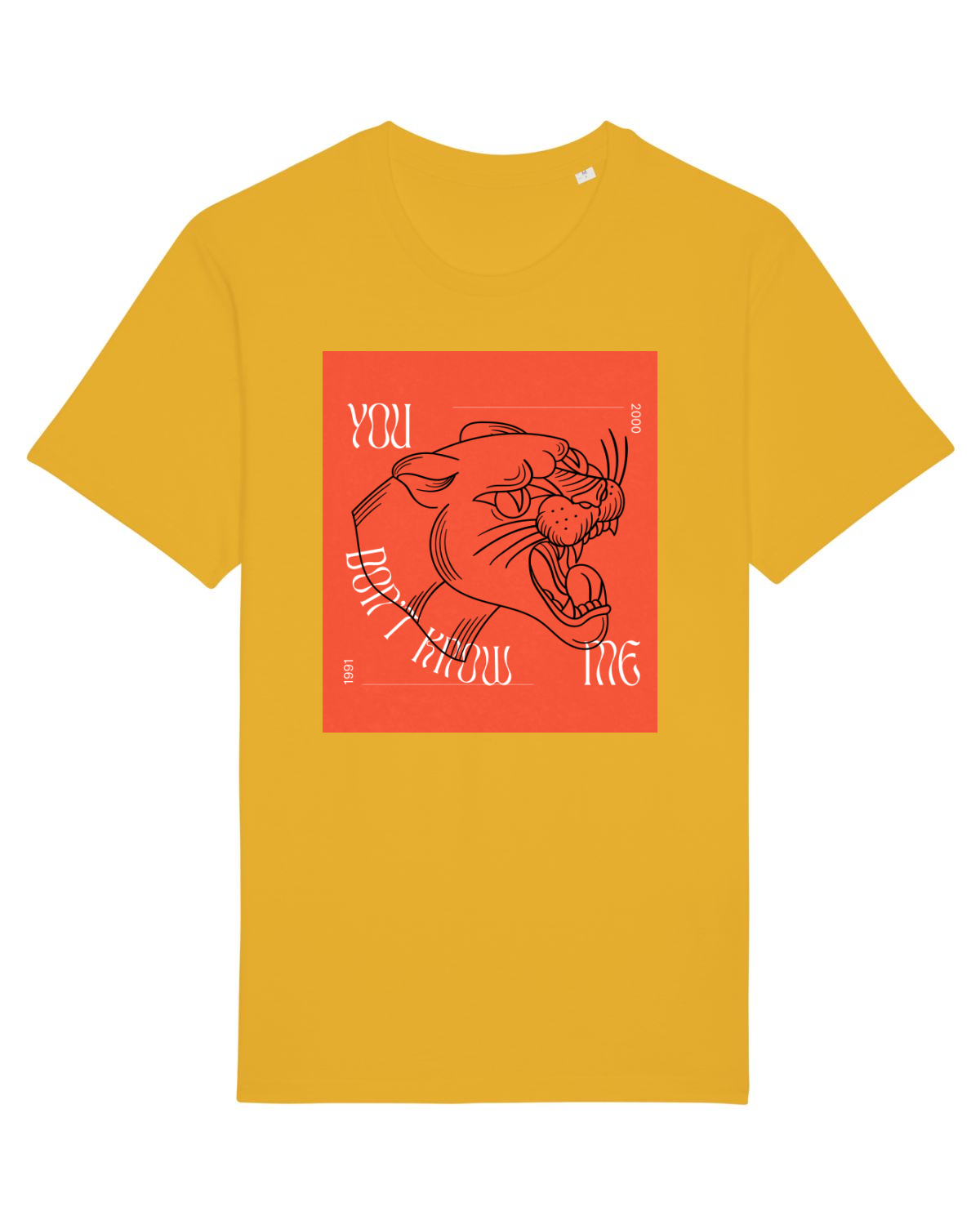 Tricou mânecă scurtă Unisex Rocker Spectra Yellow