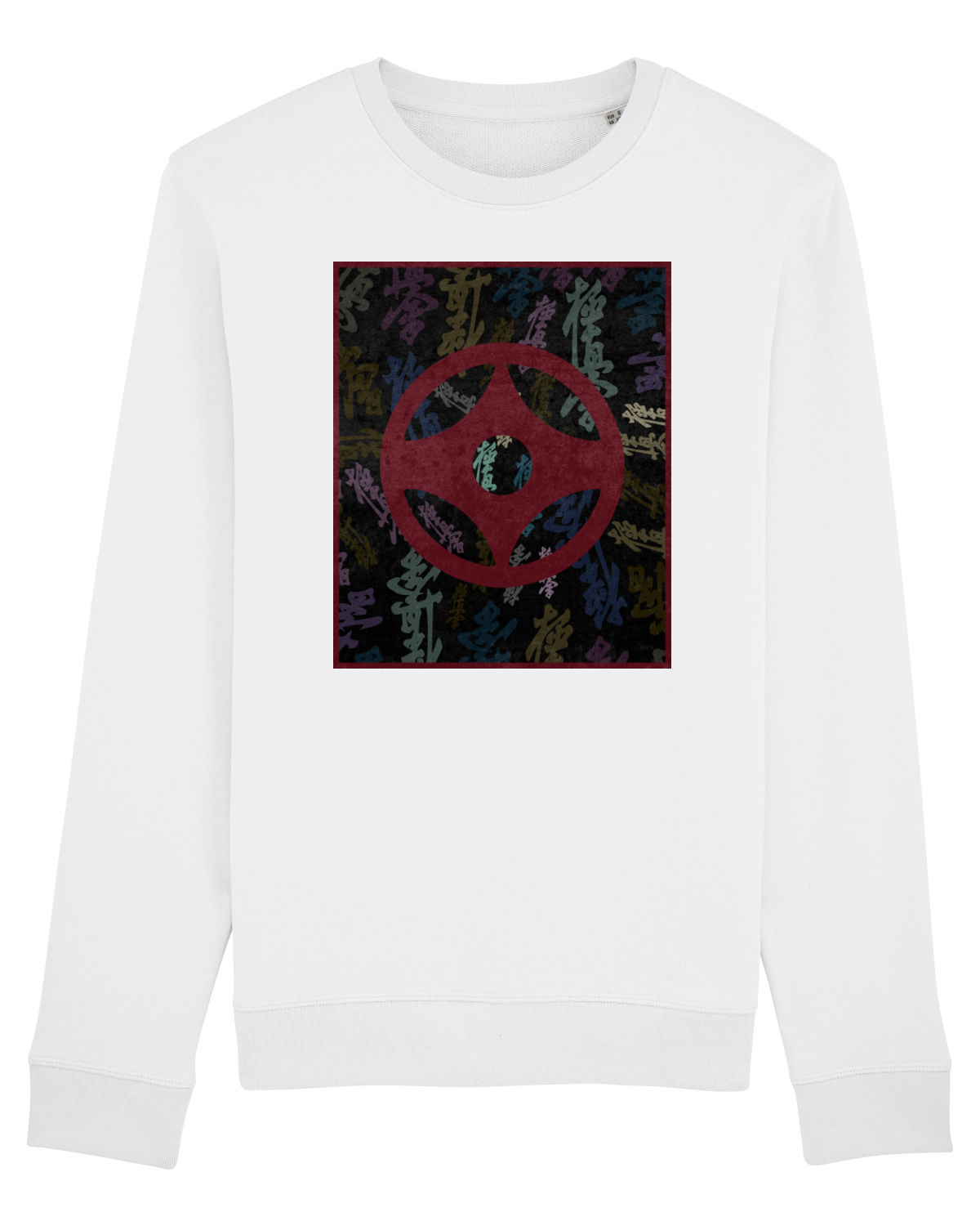Bluză mânecă lungă Unisex Rise White