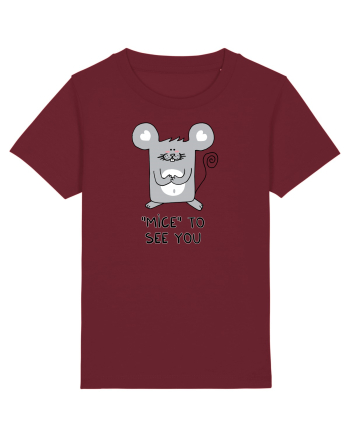 MICE to see you Burgundy