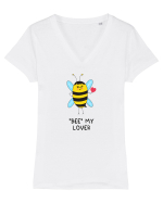BEE my lover Tricou mânecă scurtă guler V Damă Evoker