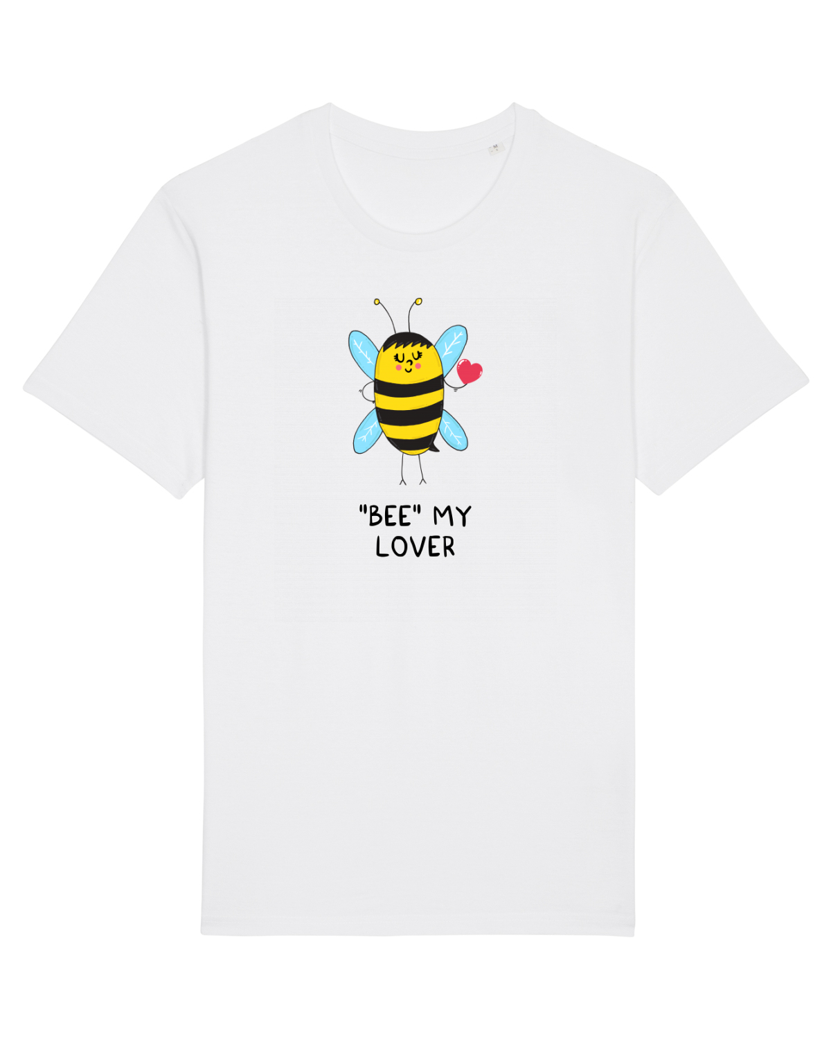 Tricou mânecă scurtă Unisex Rocker White