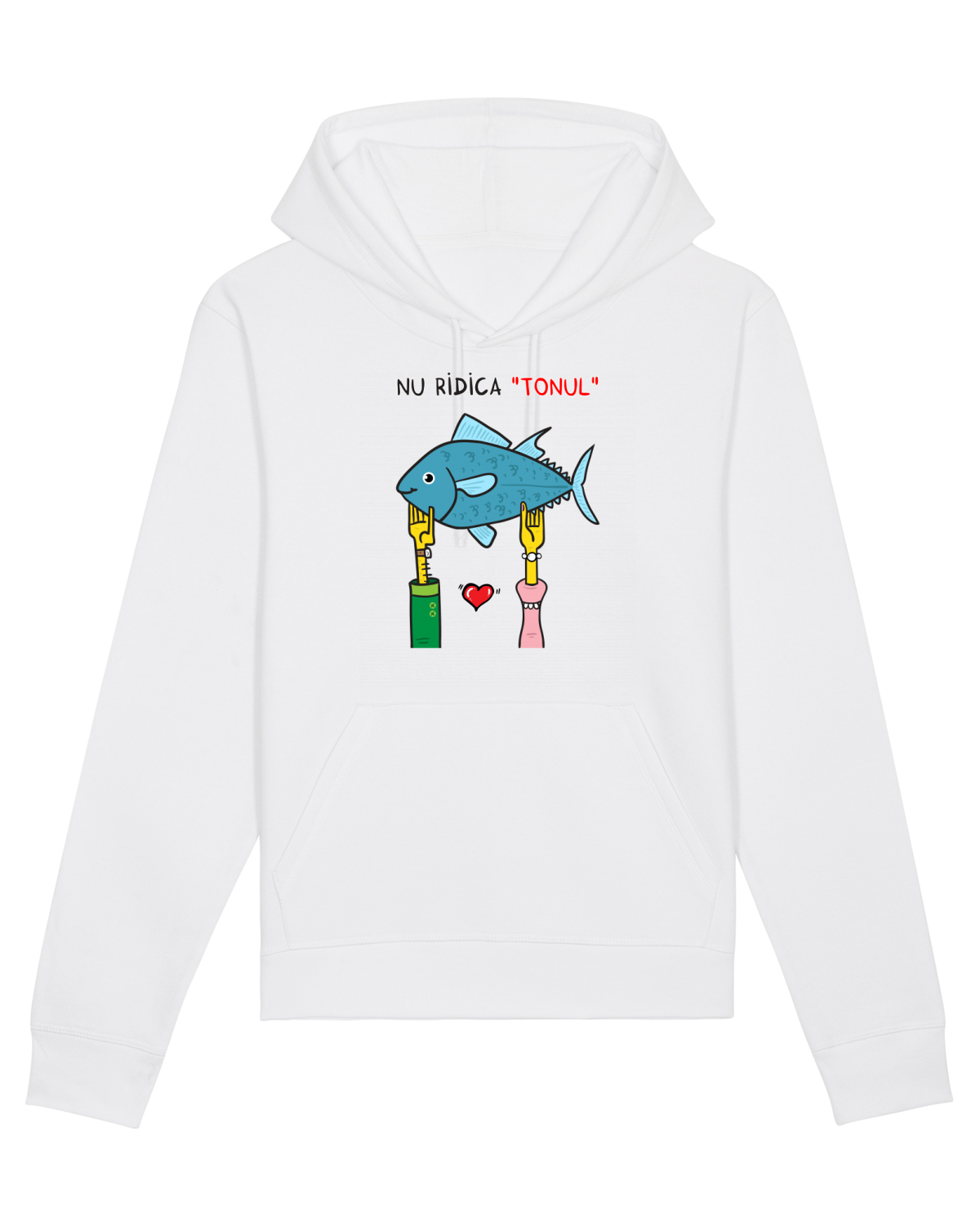 Hanorac Unisex Drummer White