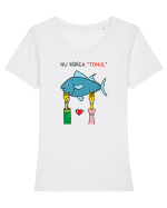 Nu ridica „tonul”... de Valentines Day Tricou mânecă scurtă guler larg fitted Damă Expresser