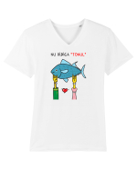 Nu ridica „tonul”... de Valentines Day Tricou mânecă scurtă guler V Bărbat Presenter