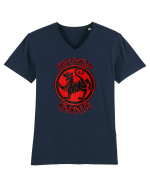 Shotokan Karate Tricou mânecă scurtă guler V Bărbat Presenter