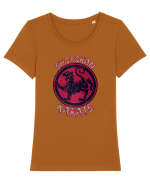 Shotokan Karate Tricou mânecă scurtă guler larg fitted Damă Expresser