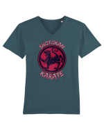Shotokan Karate Tricou mânecă scurtă guler V Bărbat Presenter