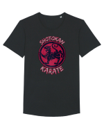 Shotokan Karate Tricou mânecă scurtă guler larg Bărbat Skater