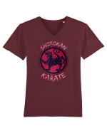 Shotokan Karate Tricou mânecă scurtă guler V Bărbat Presenter