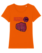 Shotokan Karate Tricou mânecă scurtă guler larg fitted Damă Expresser