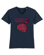 Shotokan Karate Tricou mânecă scurtă guler V Bărbat Presenter