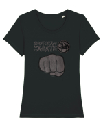 Shotokan Karate Tricou mânecă scurtă guler larg fitted Damă Expresser