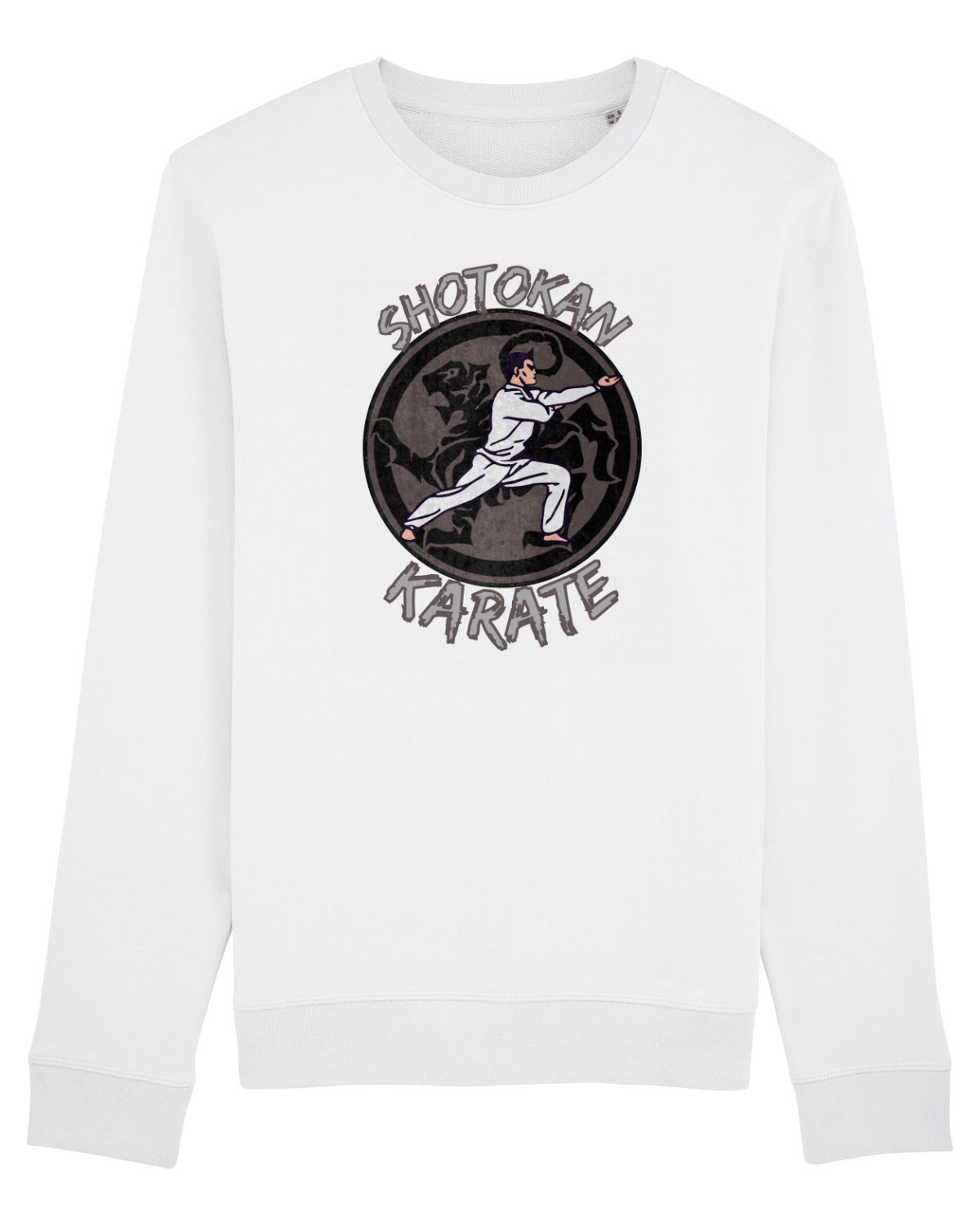 Bluză mânecă lungă Unisex Rise White