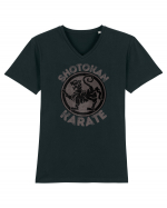 Shotokan Karate Tricou mânecă scurtă guler V Bărbat Presenter