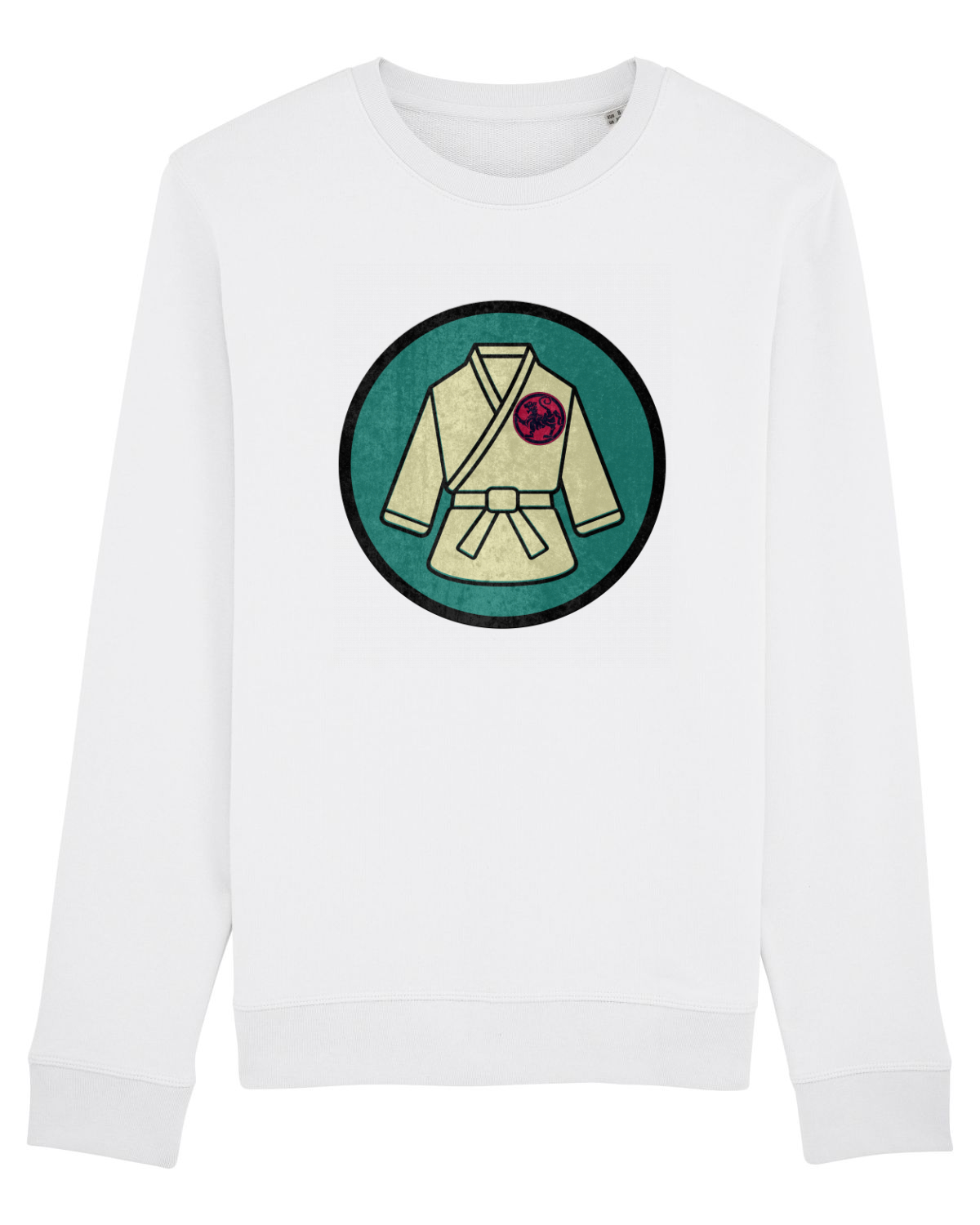 Bluză mânecă lungă Unisex Rise White
