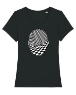 Psychedelic Man  Tricou mânecă scurtă guler larg fitted Damă Expresser