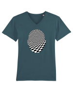 Psychedelic Man  Tricou mânecă scurtă guler V Bărbat Presenter