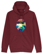 Psychedelic Man  Hanorac cu fermoar Unisex Connector