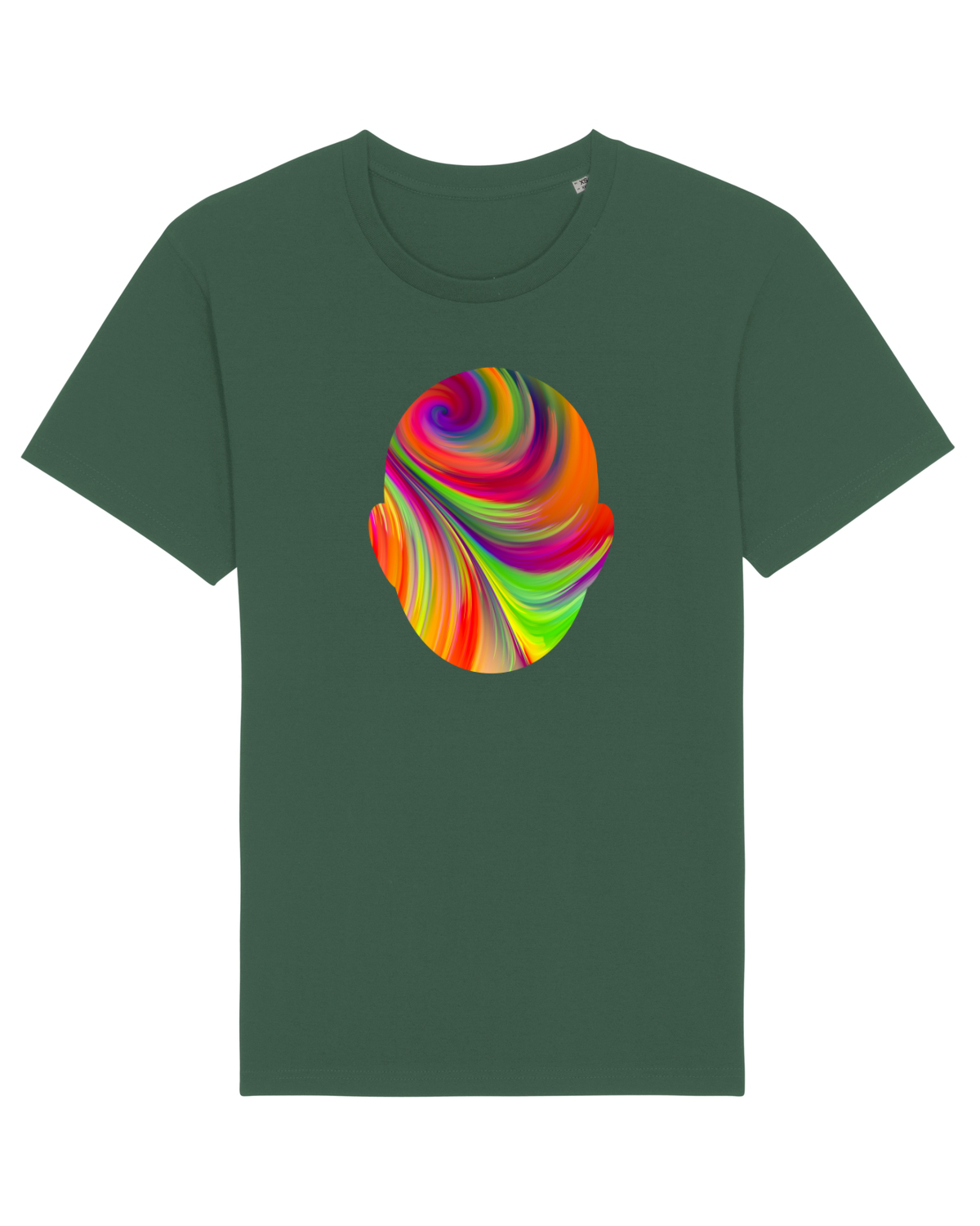 Tricou mânecă scurtă Unisex Rocker Bottle Green