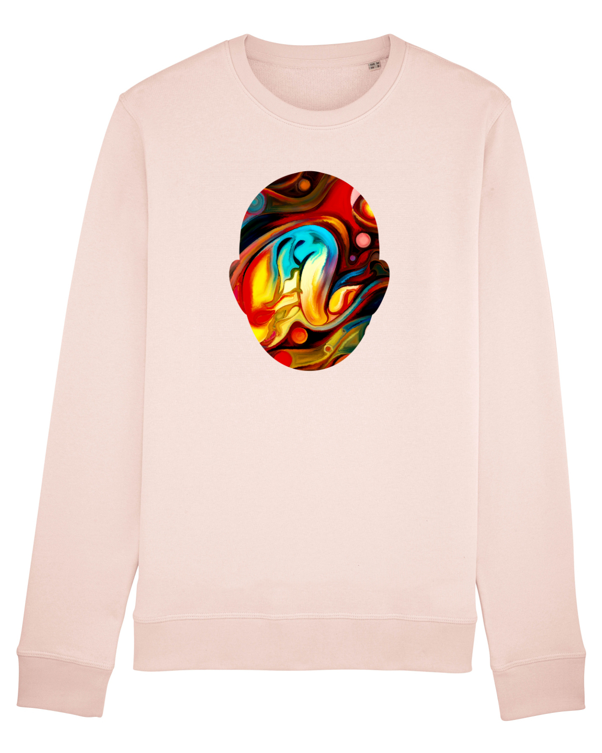Bluză mânecă lungă Unisex Rise Candy Pink